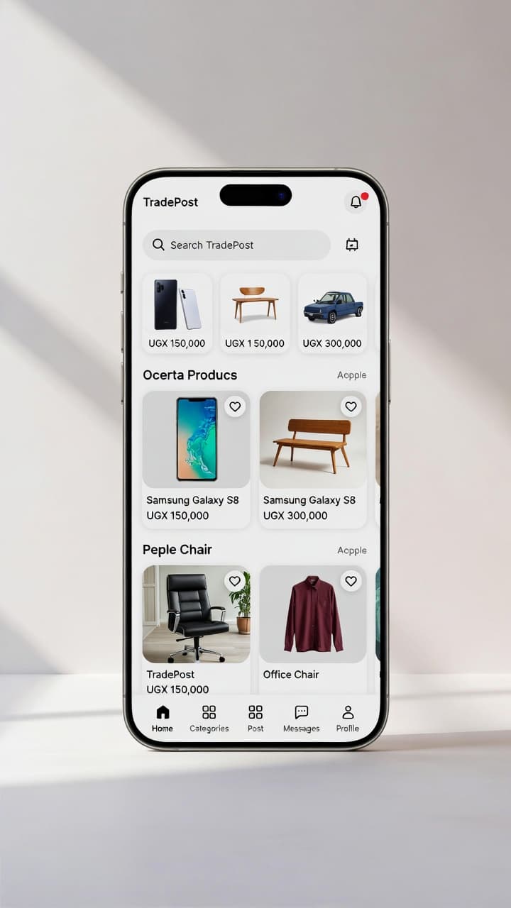 TradePost home feed — Android