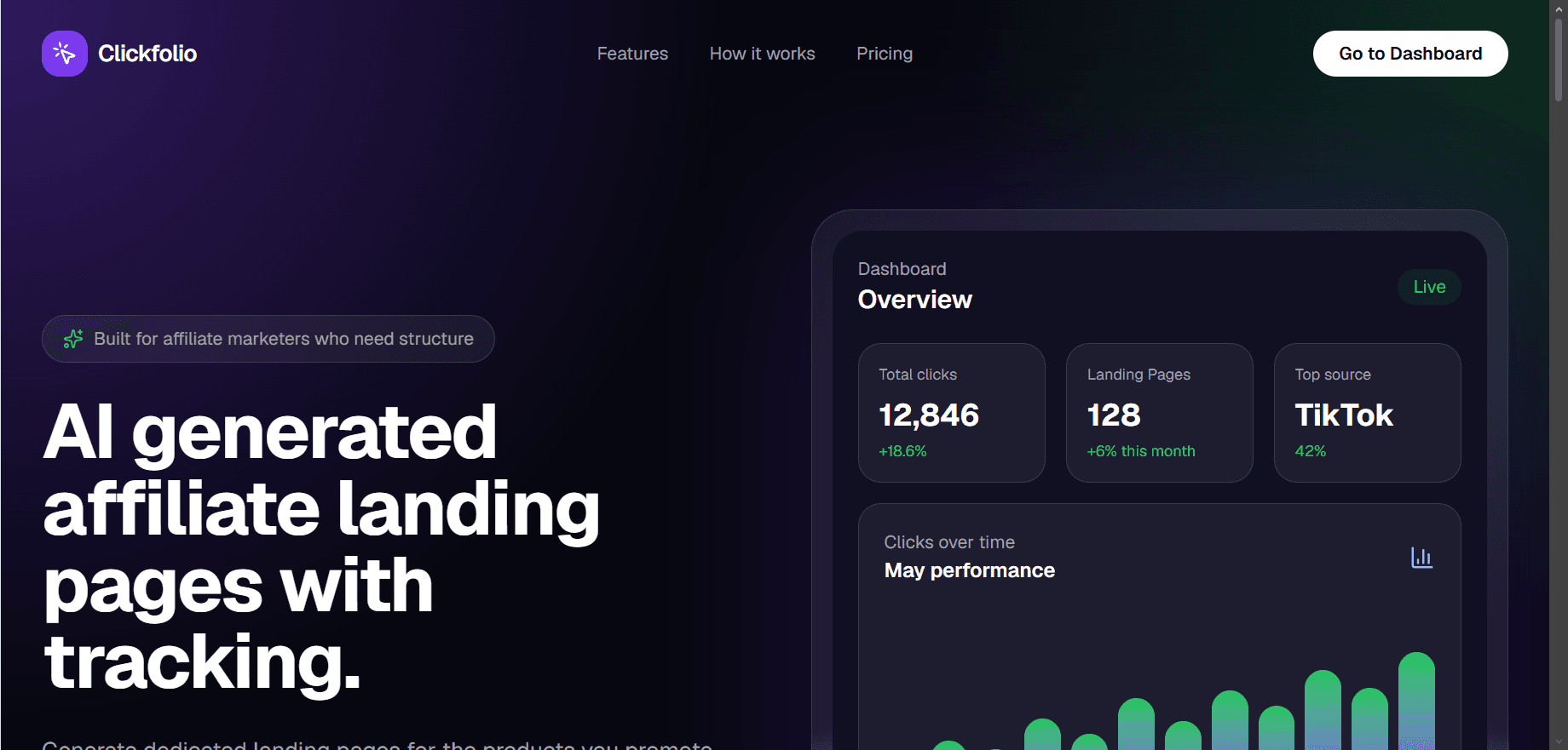 Landing page