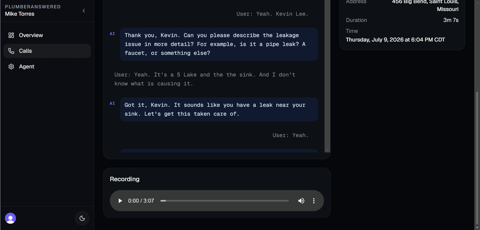 call-transcript-page